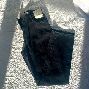 Abercrombie & Fitch Black 90s Straight Ultra High Rise Curvy